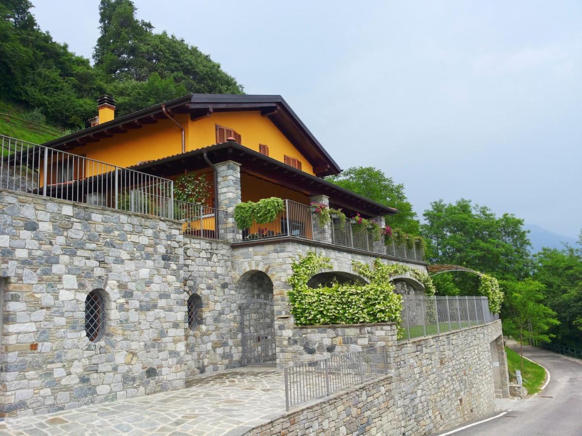 Villa Valuri Vista Magnifica Sul Lago Di Como Appartamento Piano Terra Vercana Екстериор снимка