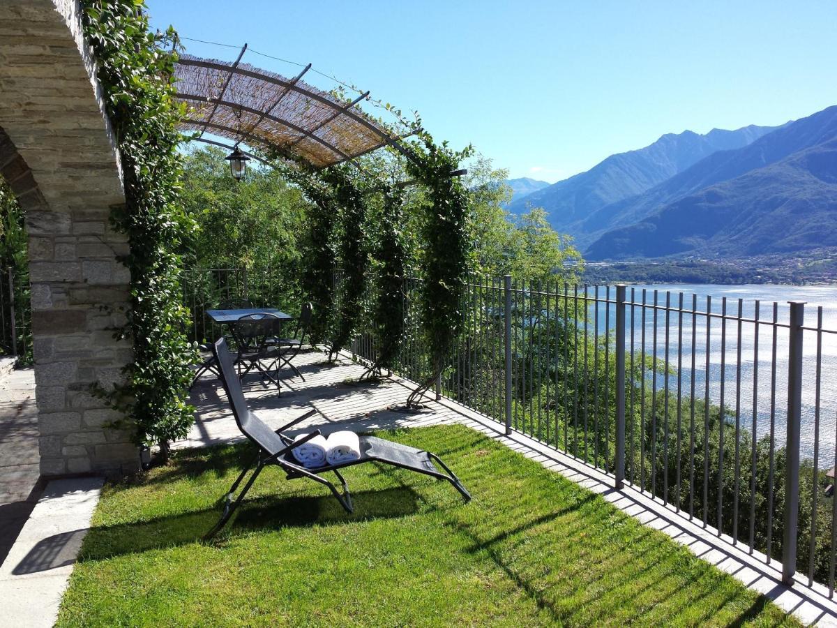 Villa Valuri Vista Magnifica Sul Lago Di Como Appartamento Piano Terra Vercana Екстериор снимка