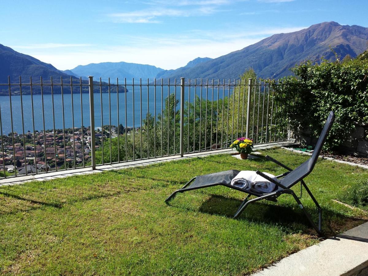 Villa Valuri Vista Magnifica Sul Lago Di Como Appartamento Piano Terra Vercana Екстериор снимка